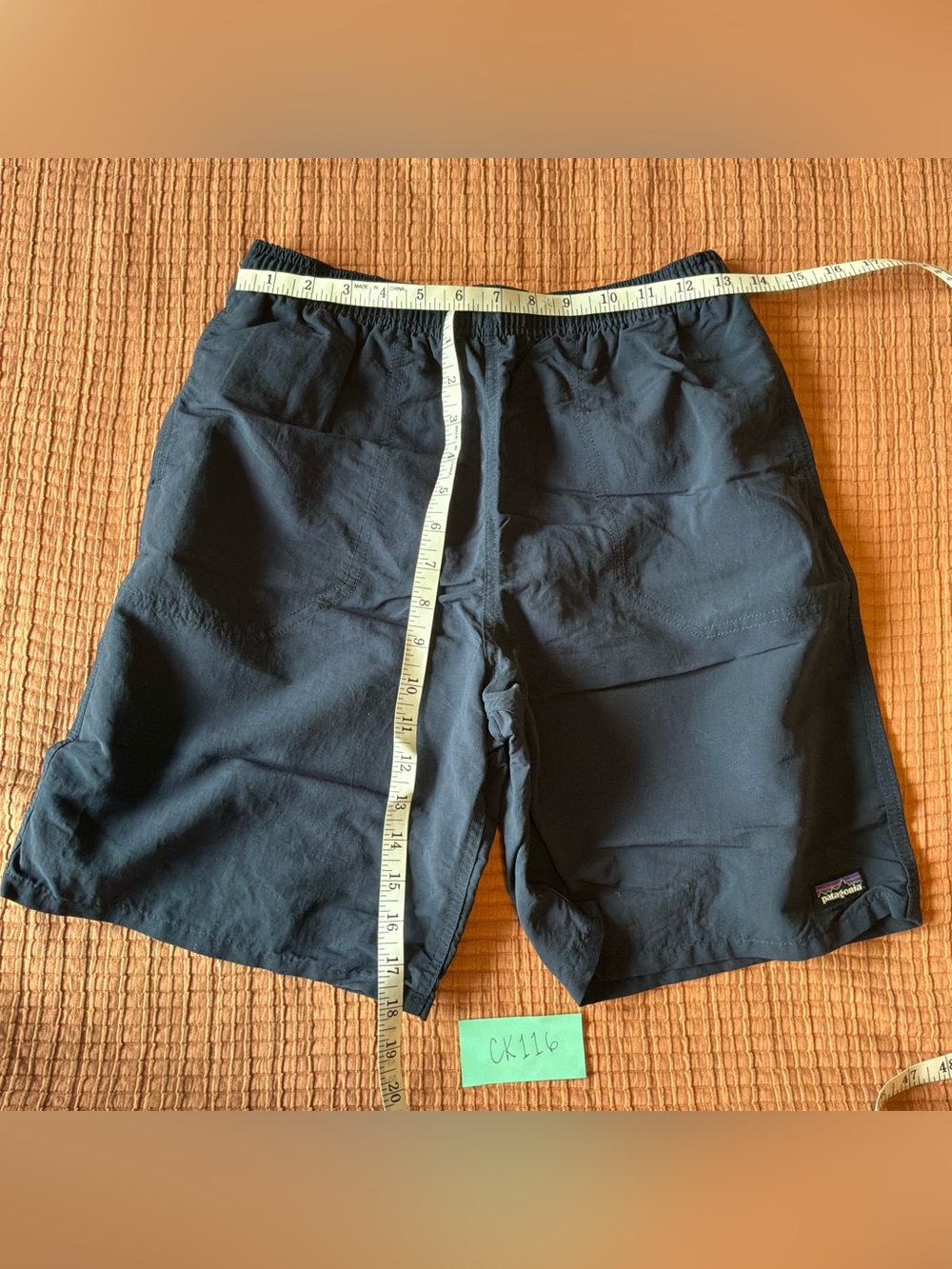 Patagonia Black Men's Swim Board Shorts